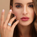18 K White Gold
