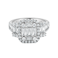 18 K White Gold