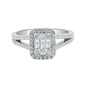 18 K White Gold