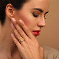 18 K Yellow Gold Citrine