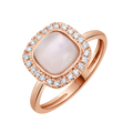 18 K Rose Gold Rosequartz