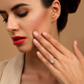 18 K Rose Gold Rosequartz