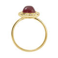 18 K Yellow Gold Garnet