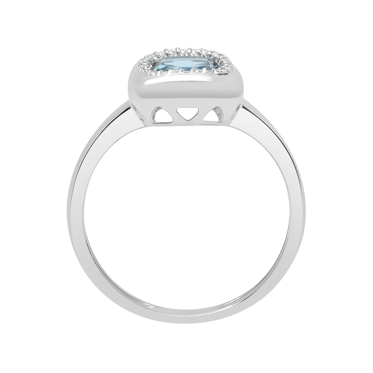 18 K White Gold Londonbluetopaz