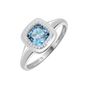 18 K White Gold Londonbluetopaz