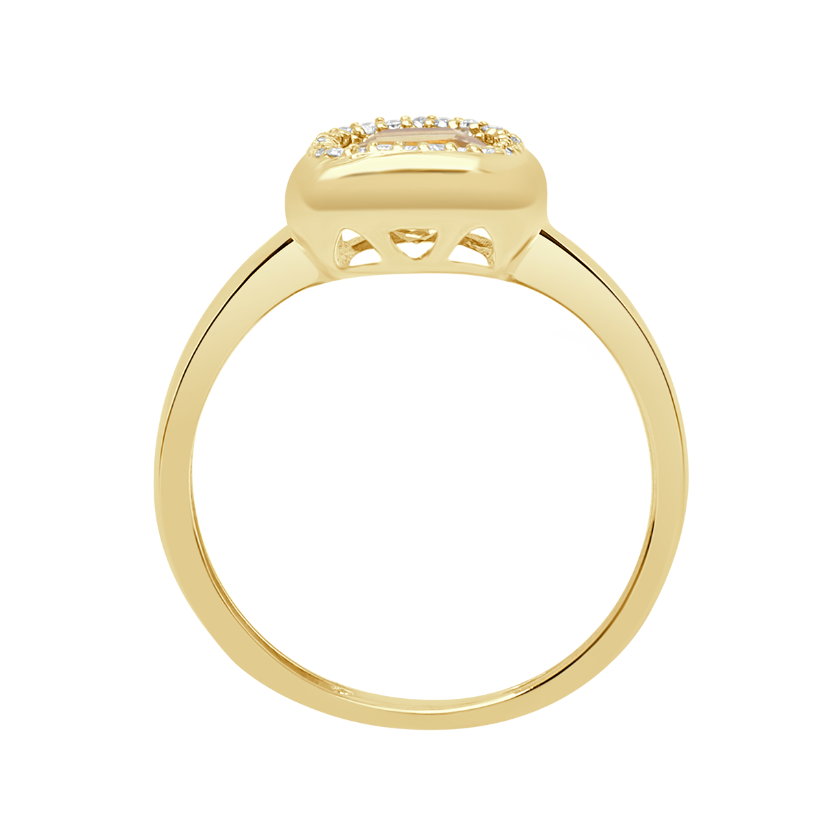 18 K Yellow Gold Citrine