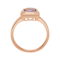 18 K Rose Gold Amethyst