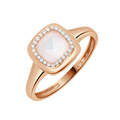 18 K Rose Gold Rosequartz