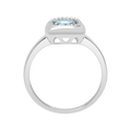 18 K White Gold Skybluetopaz