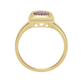 18 K Yellow Gold Garnet