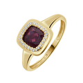 18 K Yellow Gold Garnet