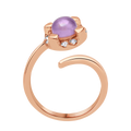 18 K Rose Gold Amethyst