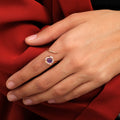 18 K Rose Gold Amethyst