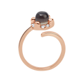 18 K Rose Gold SmoKyquartz