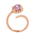 18 K Rose Gold Rosequartz