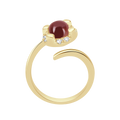 18 K Yellow Gold Garnet