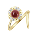 18 K Yellow Gold Garnet
