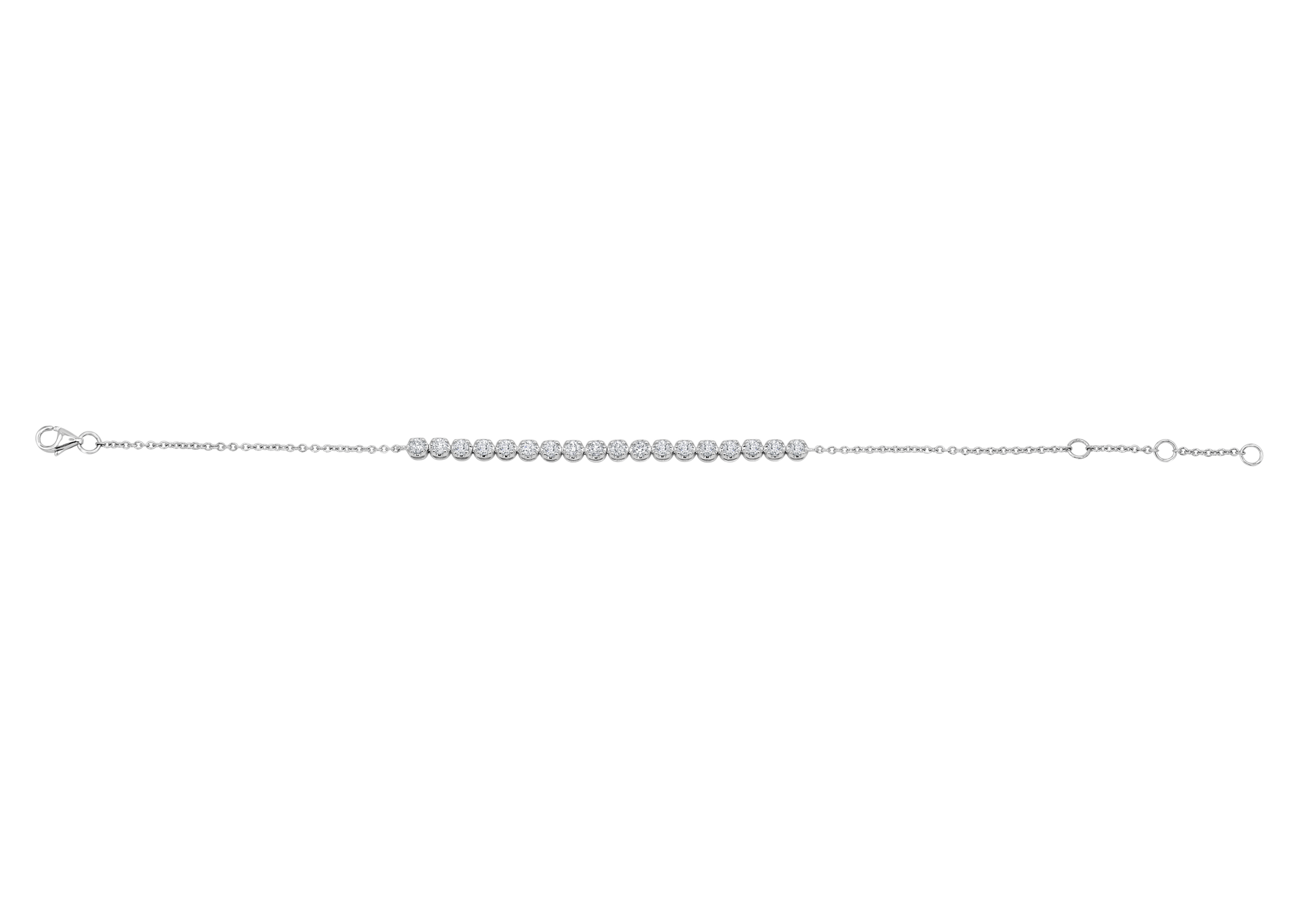 18 K White Gold