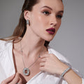 18 K White Gold