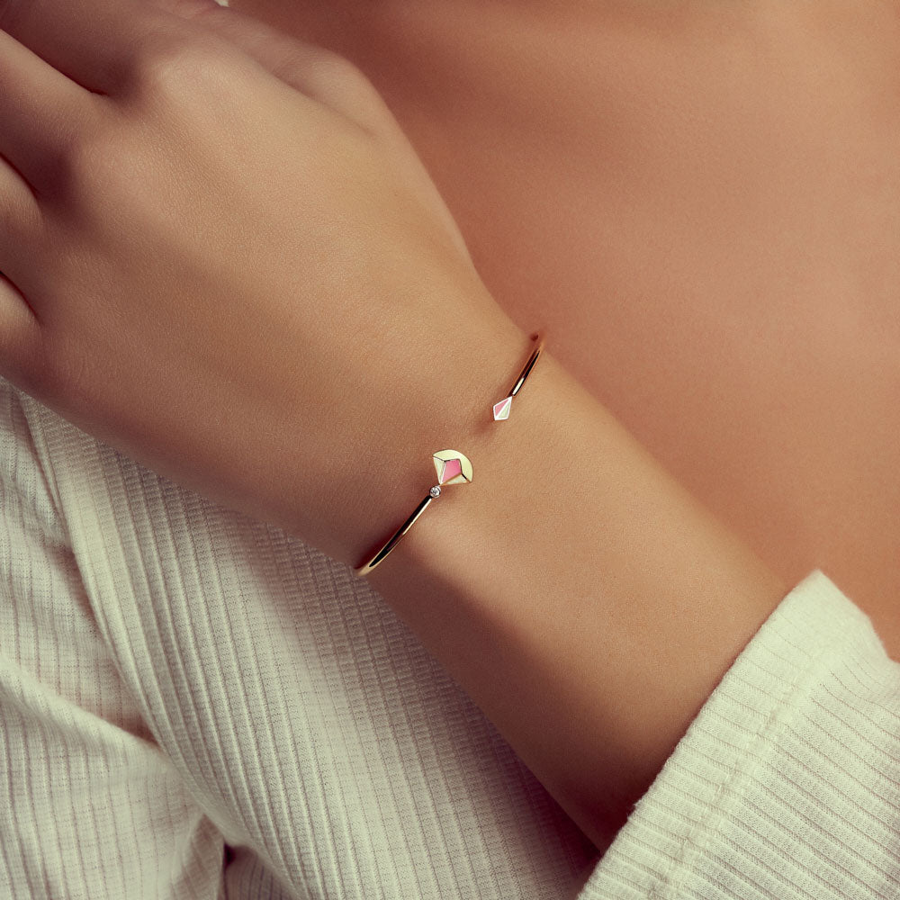 18K Rose Gold Carnation Pink