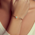 18K Rose Gold Capri Blue