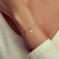 18K Rose Gold Capri Blue