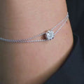 18 K White Gold