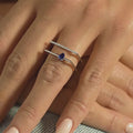 18 K White Gold