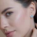 18 K White Gold Skybluetopaz