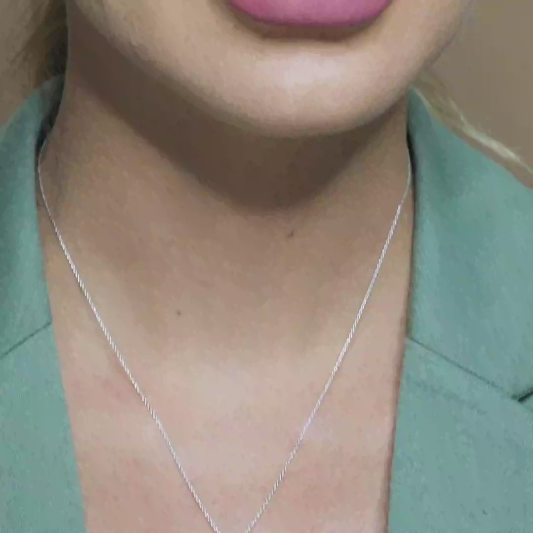 18 K White Gold Sapphire