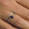 18 K White Gold