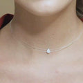 18 K White Gold
