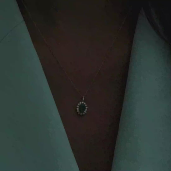 18 K Yellow Gold Emerald