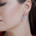 18 K White Gold Skybluetopaz