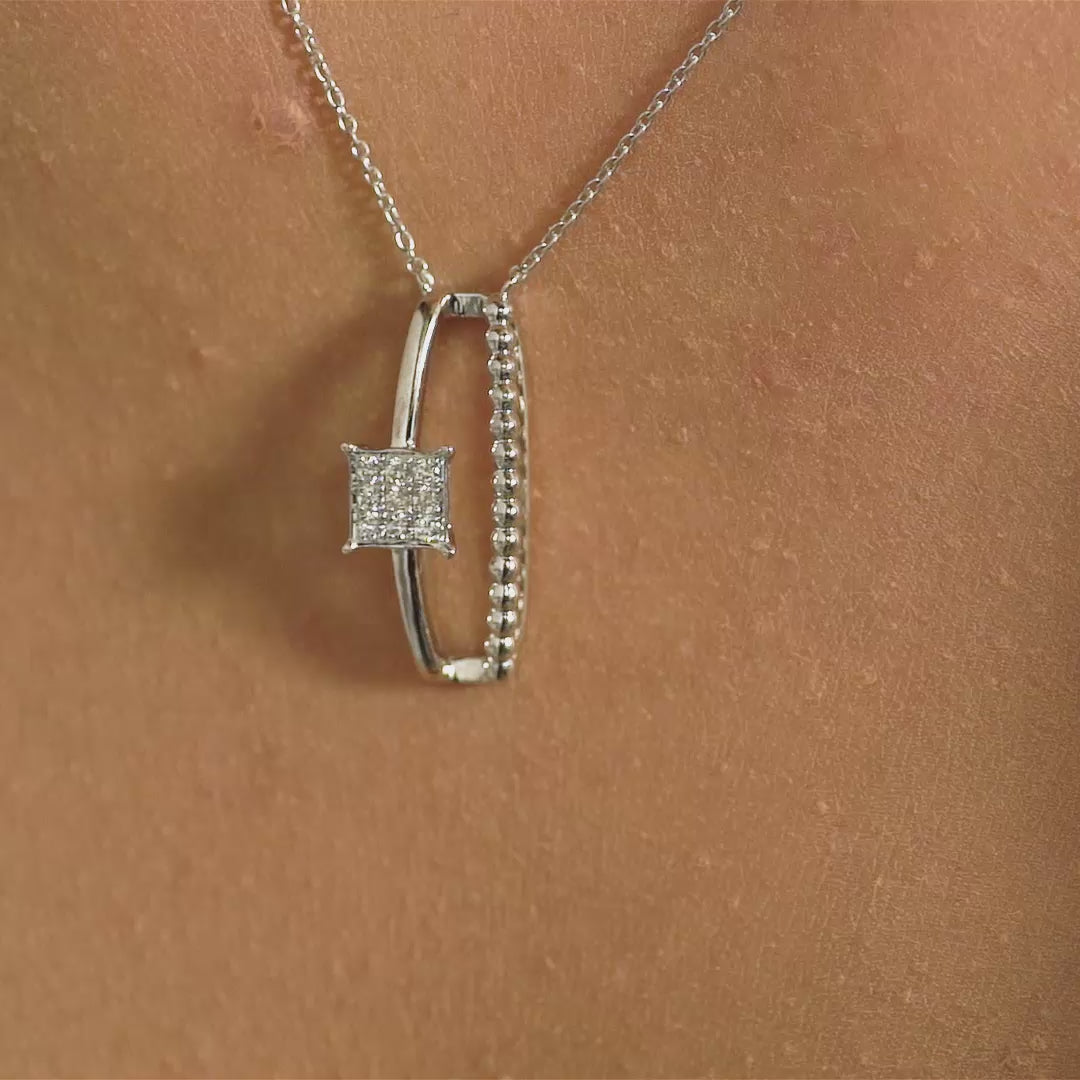 18 K White Gold