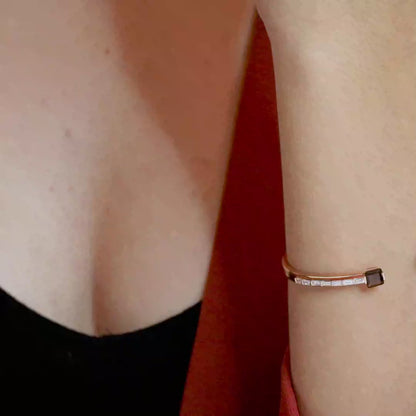 18 K Rose Gold Rosequartz