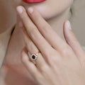 18 K Rose Gold Rosequartz