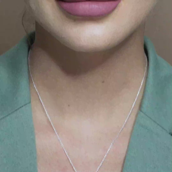 18 K White Gold Sapphire