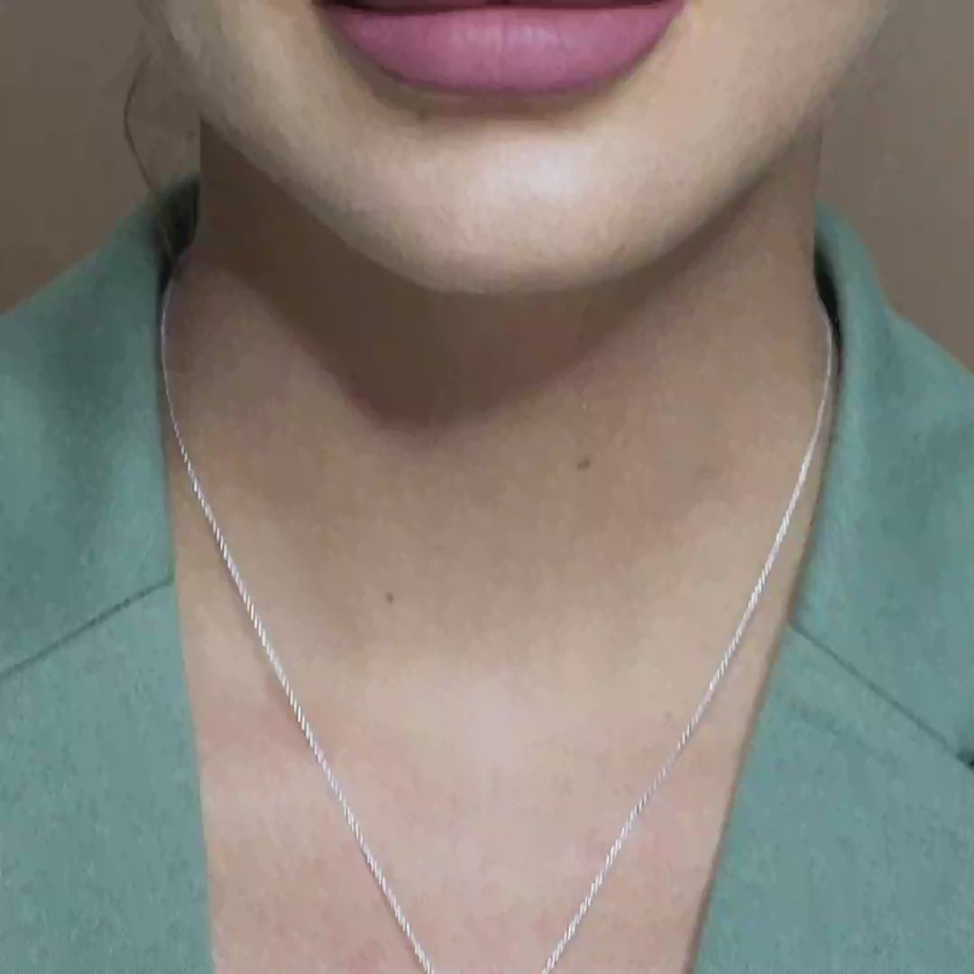 18 K White Gold Sapphire