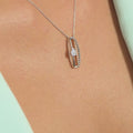 18 K White Gold