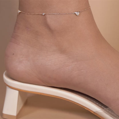 18 K White Gold