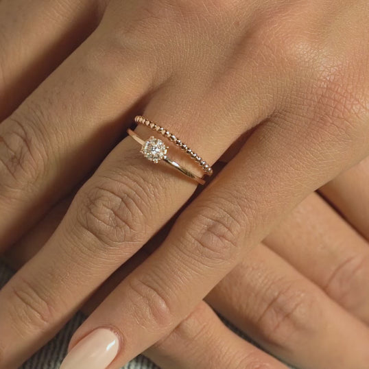 18 K Rose Gold