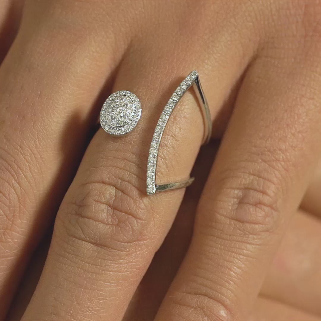 18 K White Gold