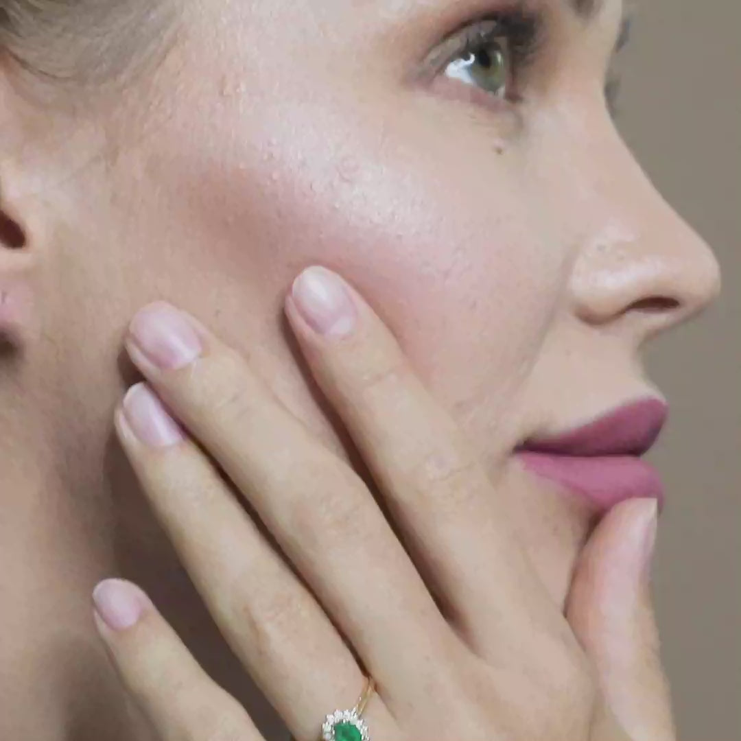 18 K Yellow Gold Emerald