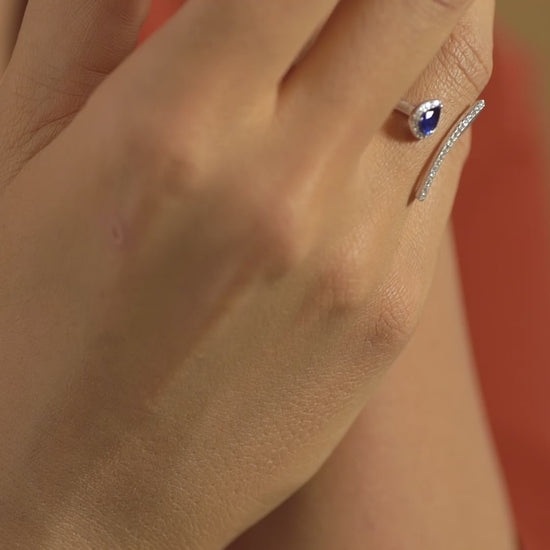 18 K White Gold