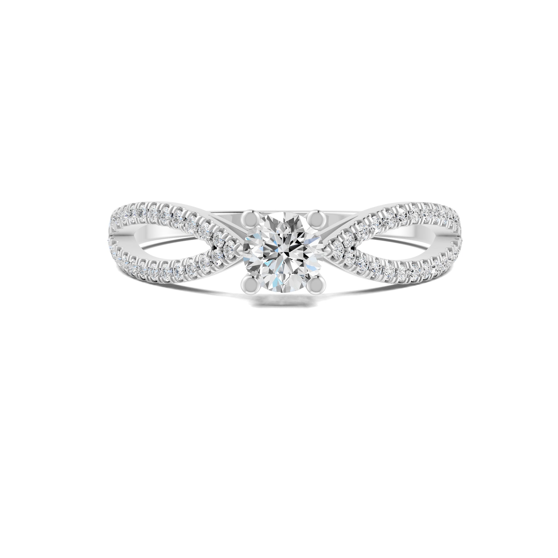 18 K White Gold