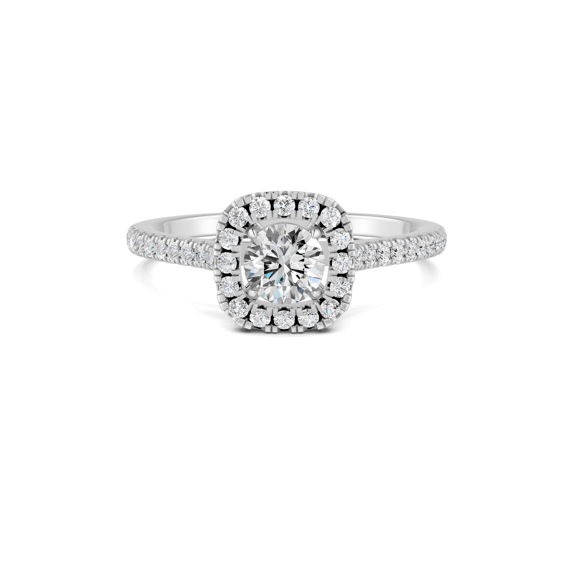 18 K White Gold