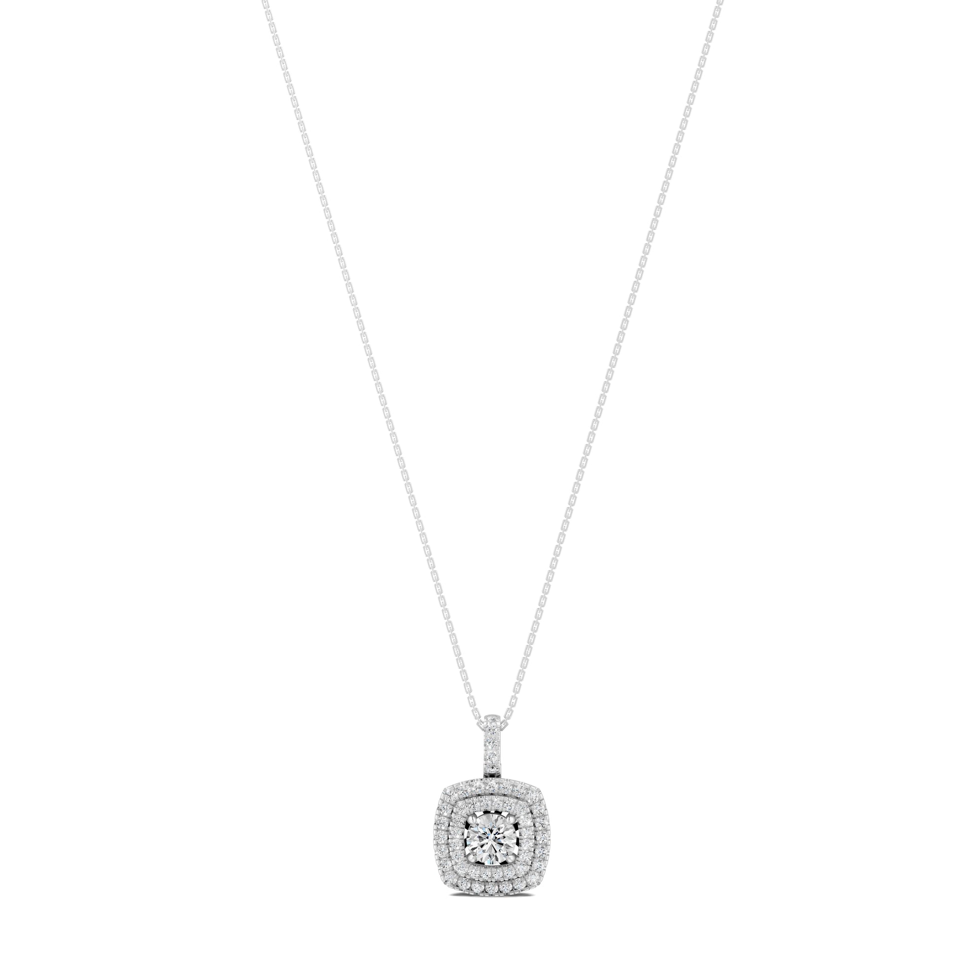 18 K White Gold