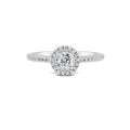 18 K White Gold