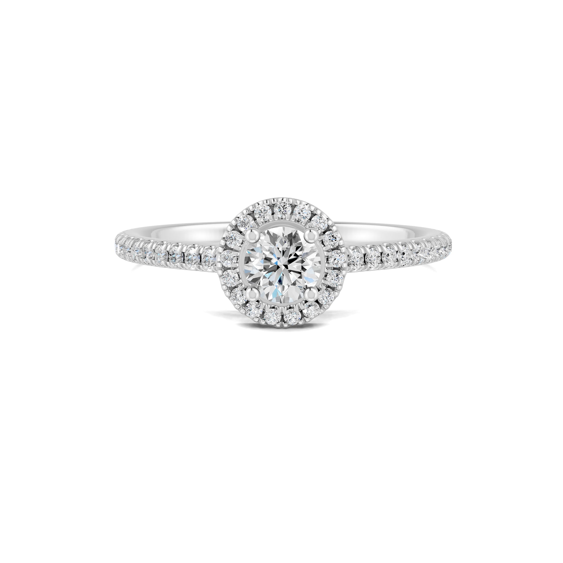 18 K White Gold